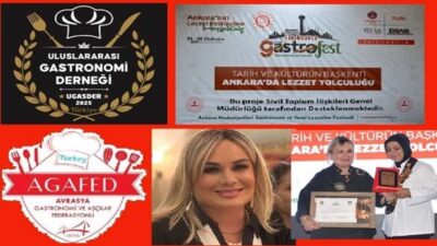 Ankara, gastronomi festivalinde, Ankara Büyükşehir Belediyesi Kent Konseyi Binası’nda düzenlenen