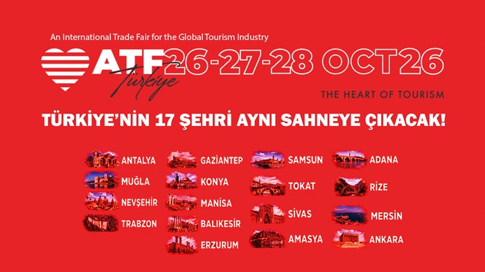 ATF26 Türkiye, şehirlerin turizm vizyonunu ulusal ve uluslararası turizm profesyonelleriyle